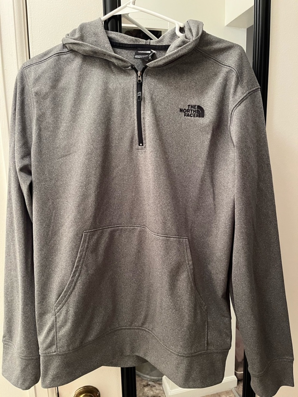 The North Face Women's Grey Zip-Up Hoodie